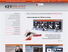 Tablet Screenshot of keyvigilant.com