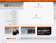 Tablet Screenshot of keyvigilant.com.br